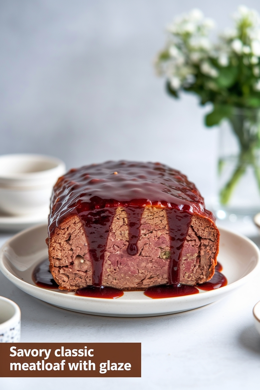 classic meatloaf with glaze