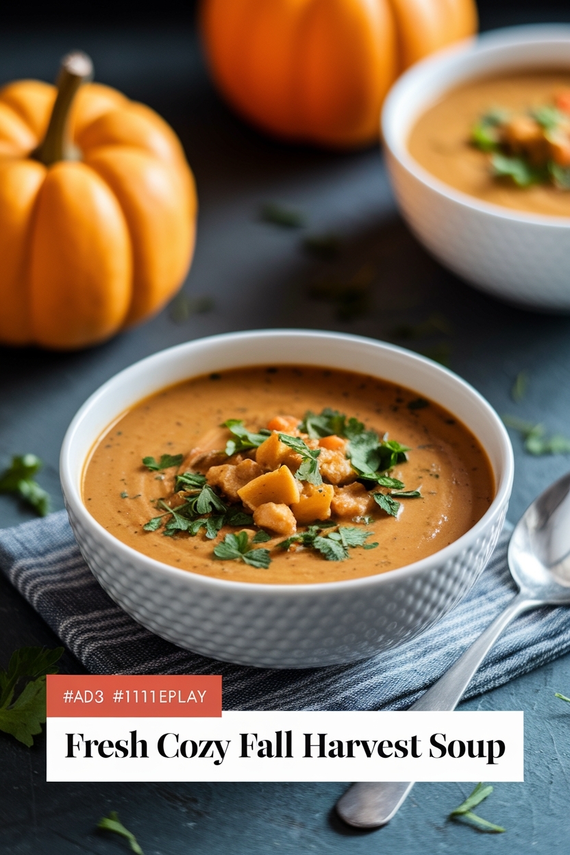 cozy fall harvest soup