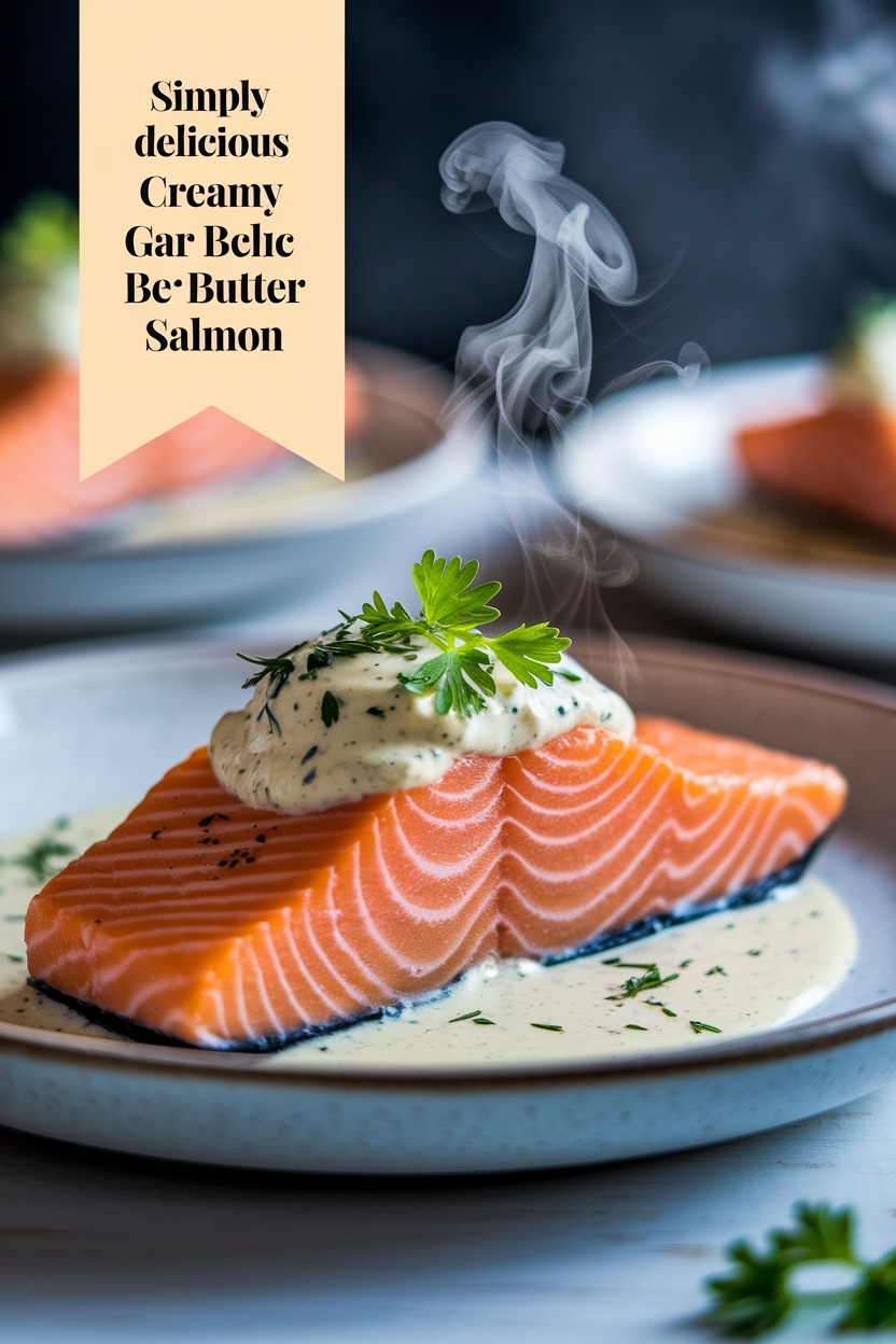 creamy garlic butter salmon