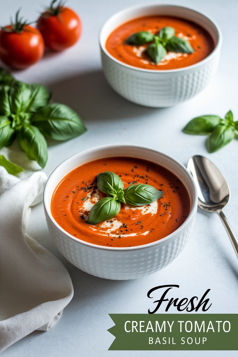 creamy tomato basil soup
