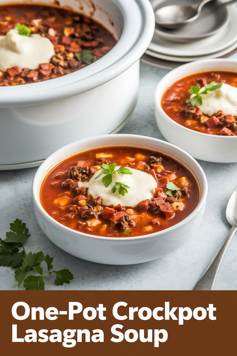 crockpot lasagna soup