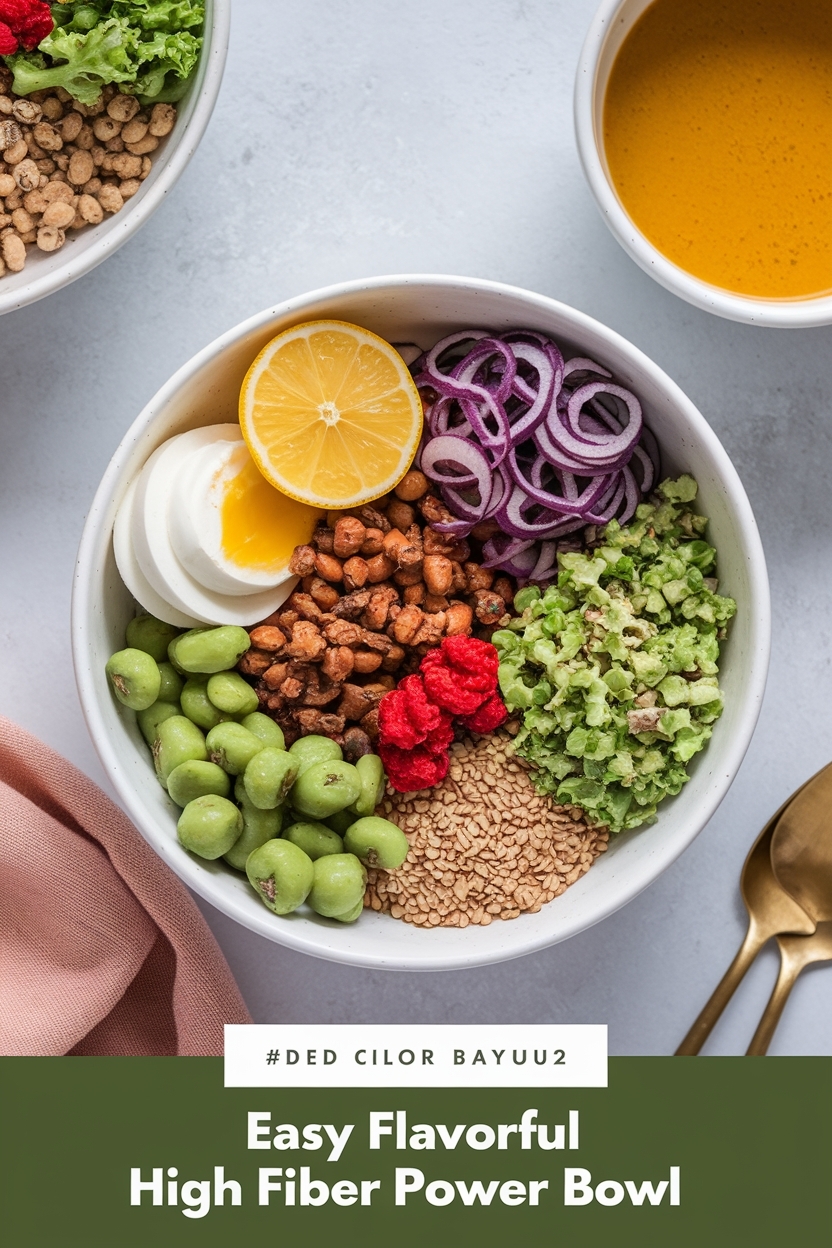 flavorful high fiber power bowl