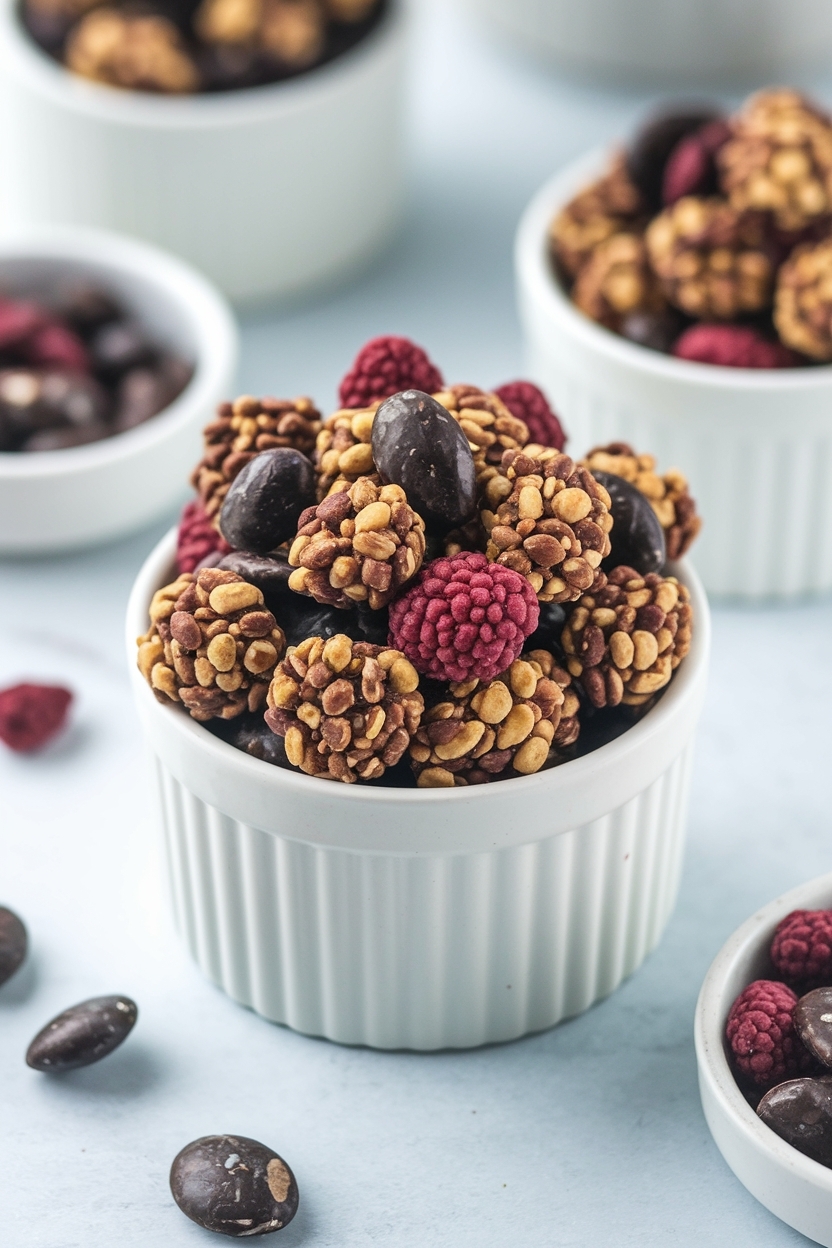 healthy trail mix snack bites