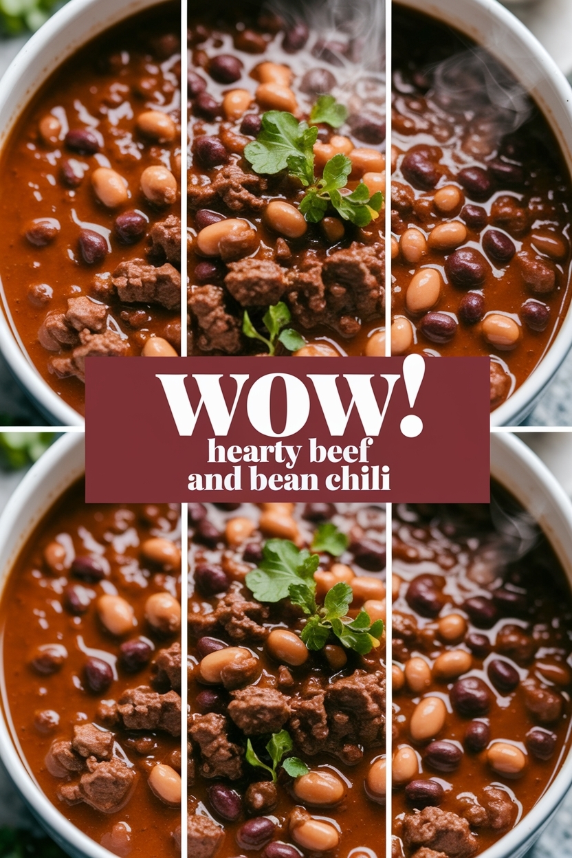 hearty beef and bean chili - Extra Photo