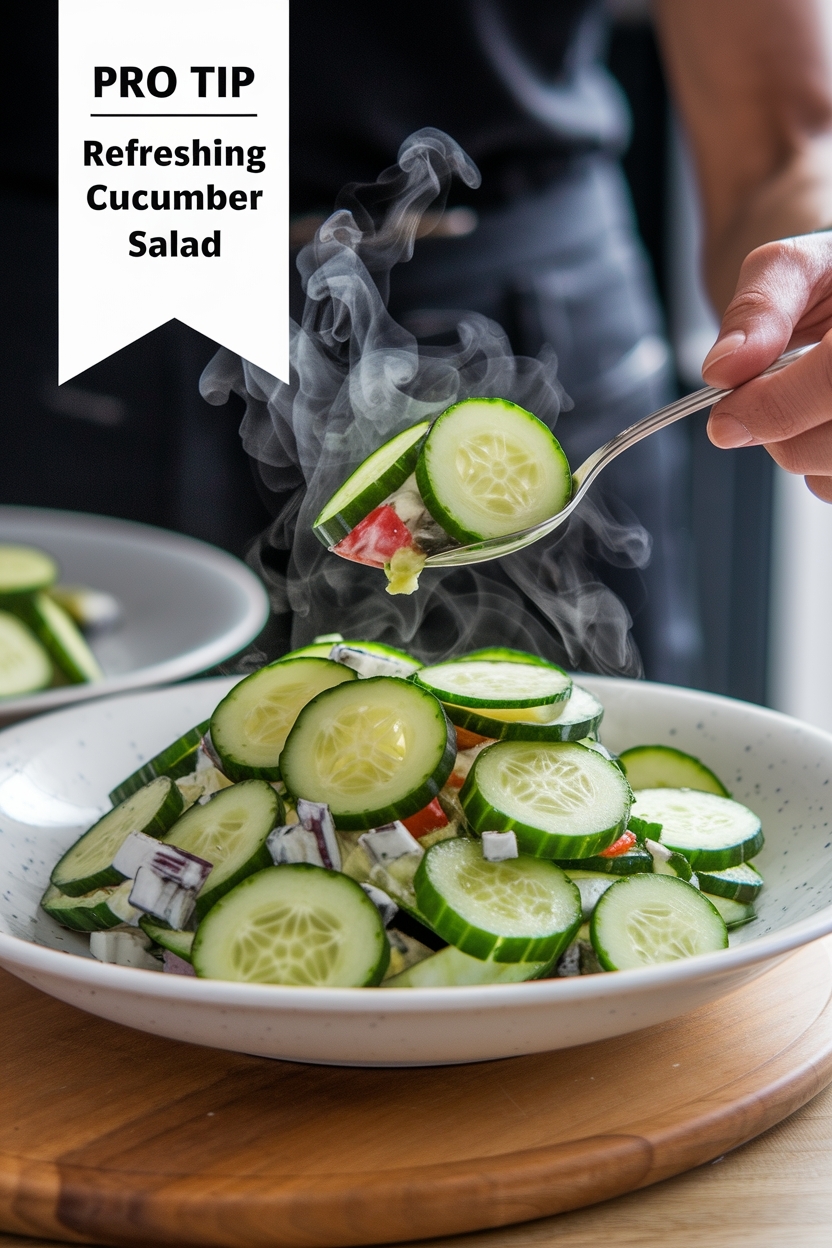 refreshing cucumber salad