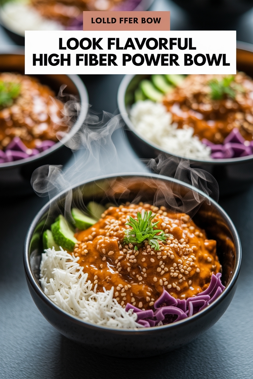 flavorful high fiber power bowl