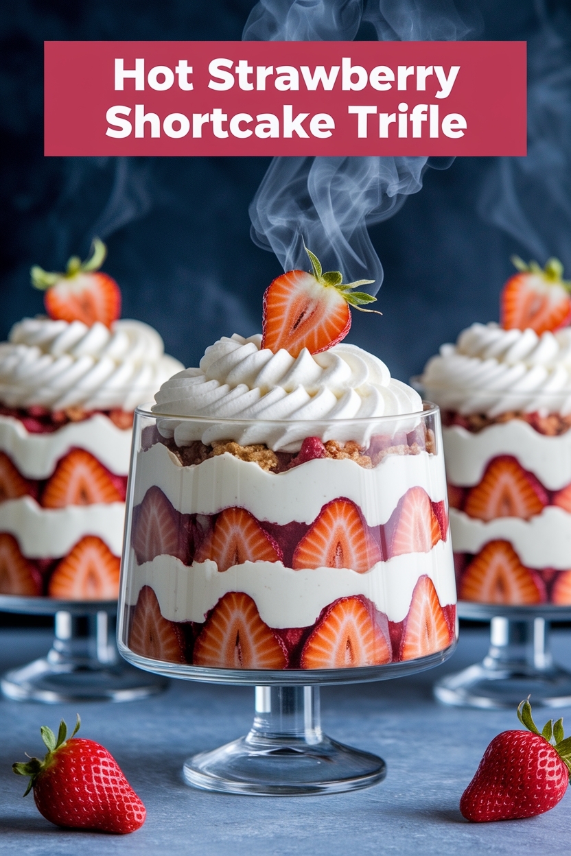 strawberry shortcake trifle - Extra Photo