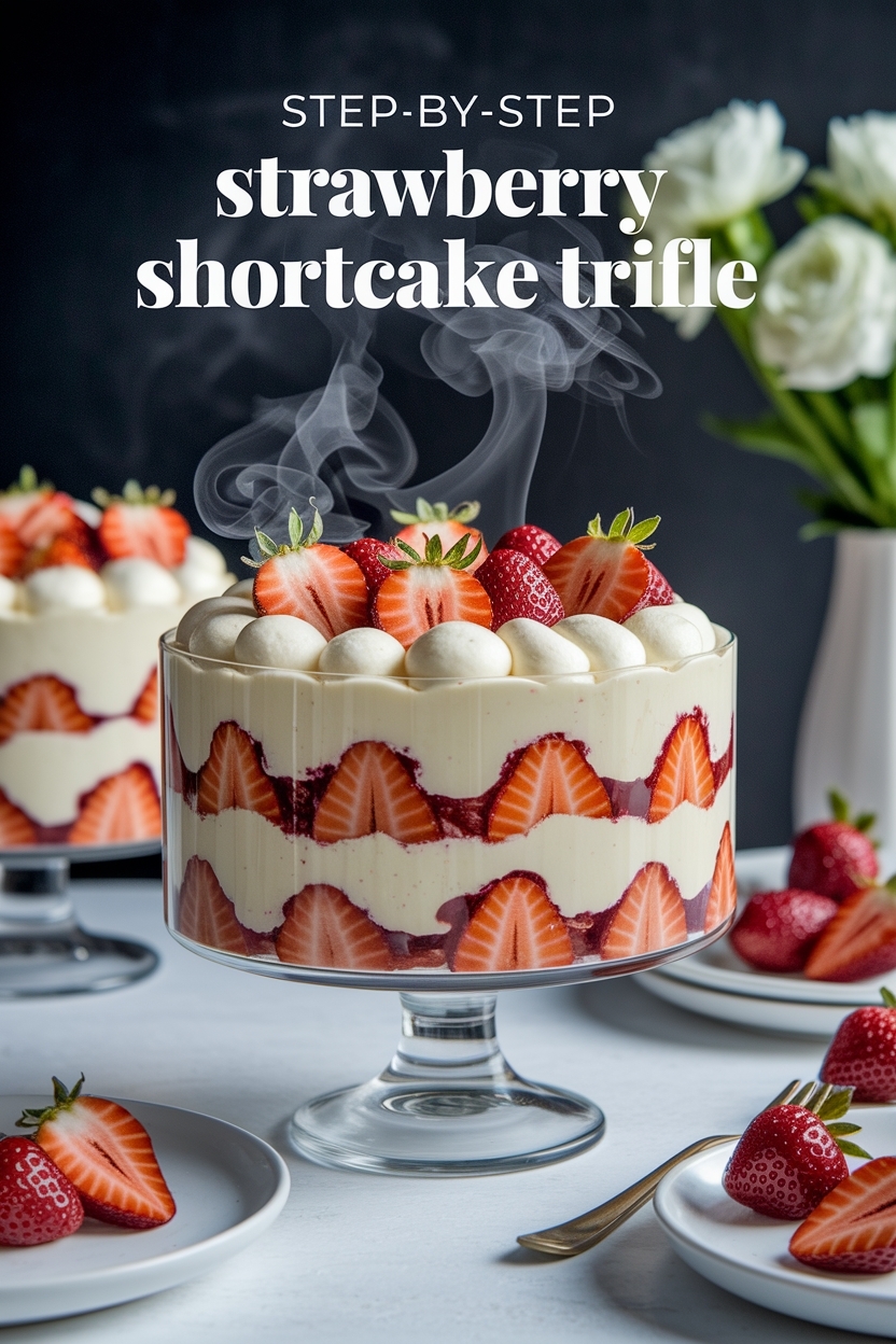 strawberry shortcake trifle - Extra Photo