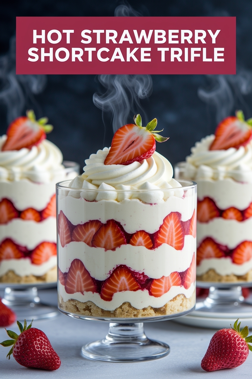 strawberry shortcake trifle - Extra Photo