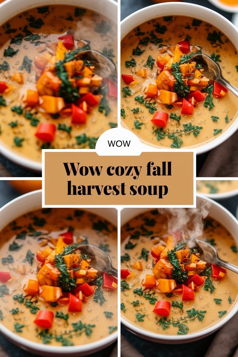 cozy fall harvest soup