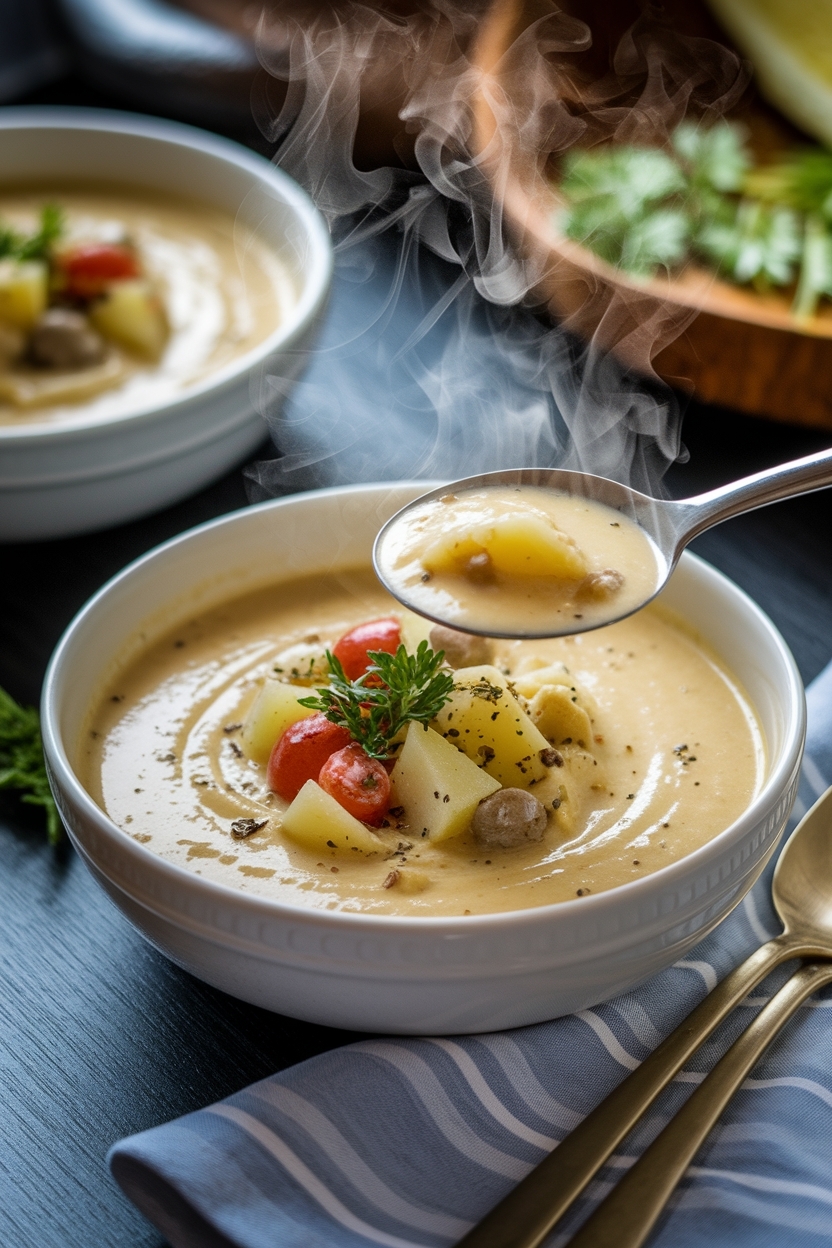 creamy loaded potato soup