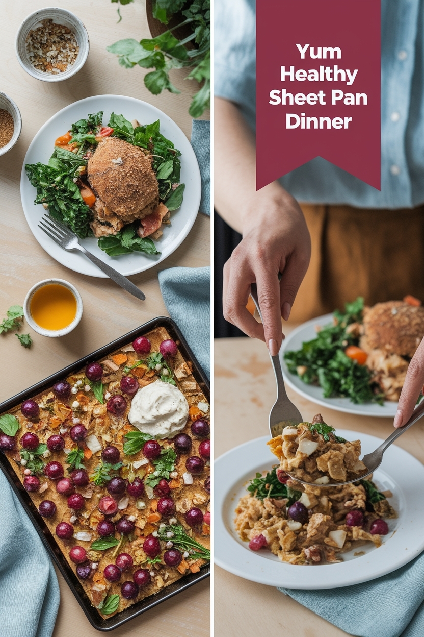 healthy sheet pan dinner