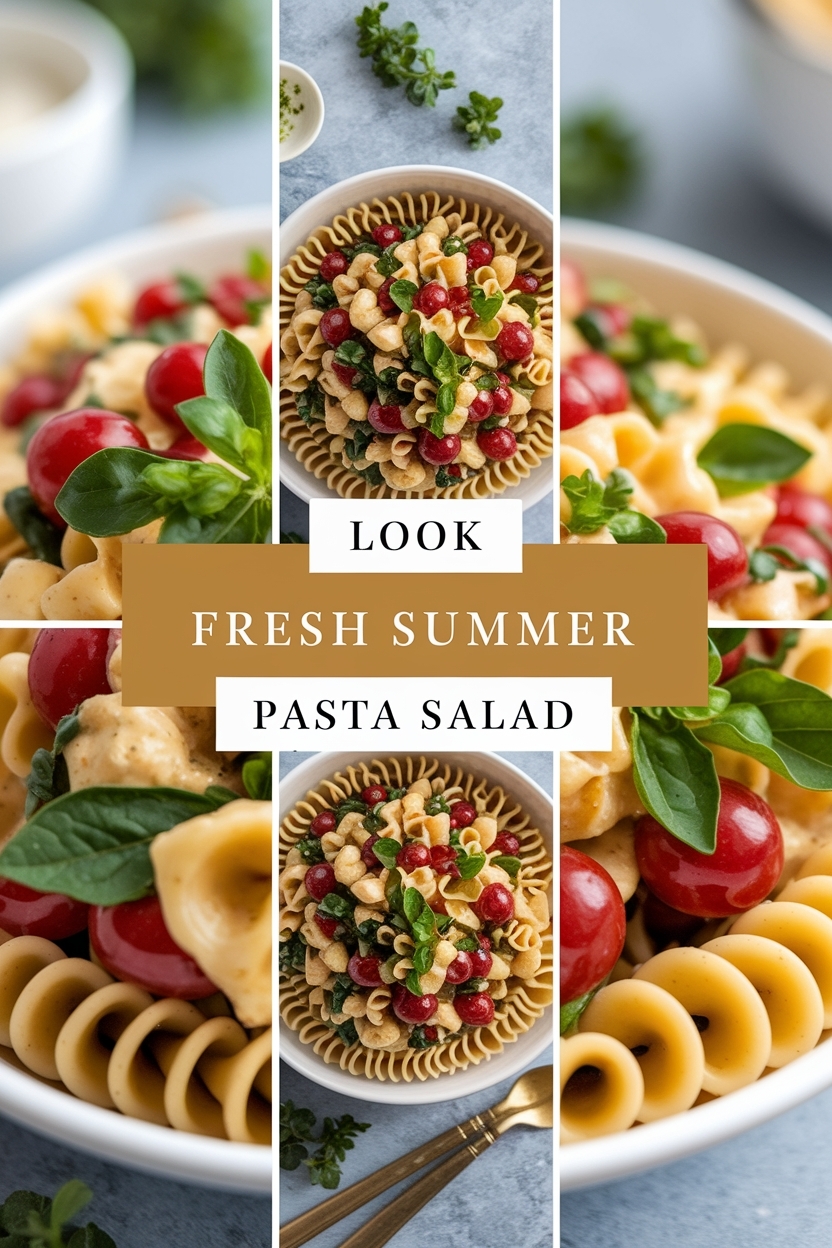 fresh summer pasta salad