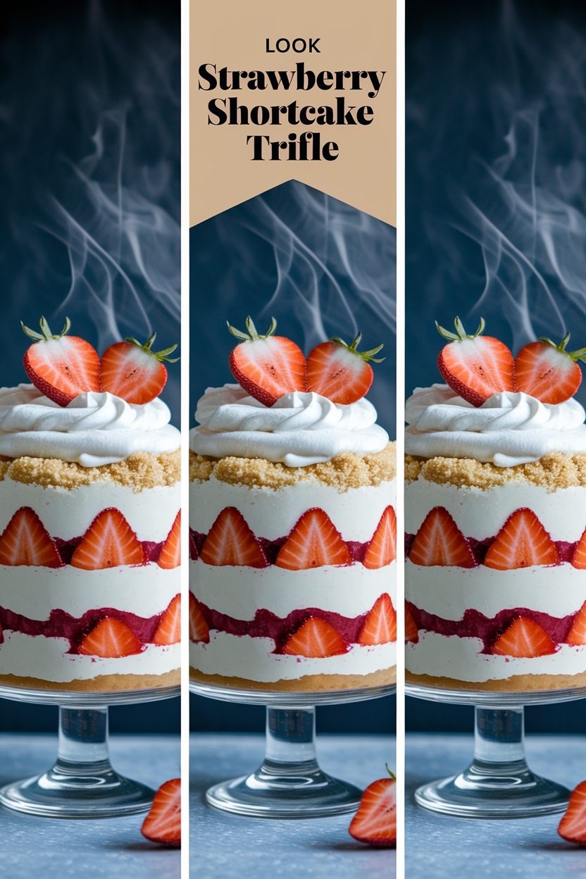 strawberry shortcake trifle - Extra Photo