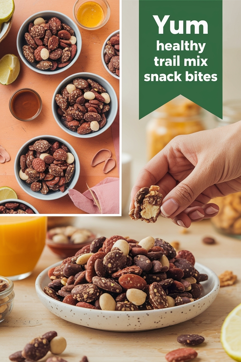 healthy trail mix snack bites