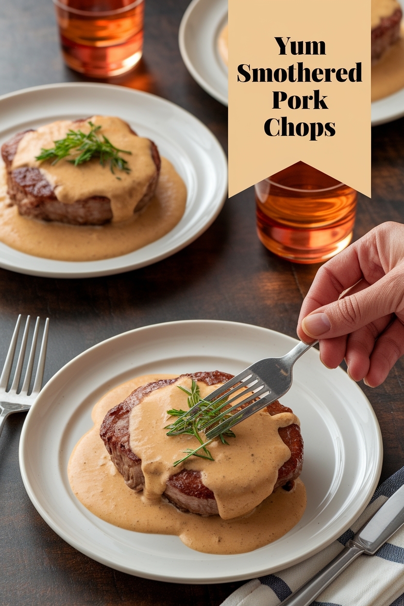 smothered pork chops