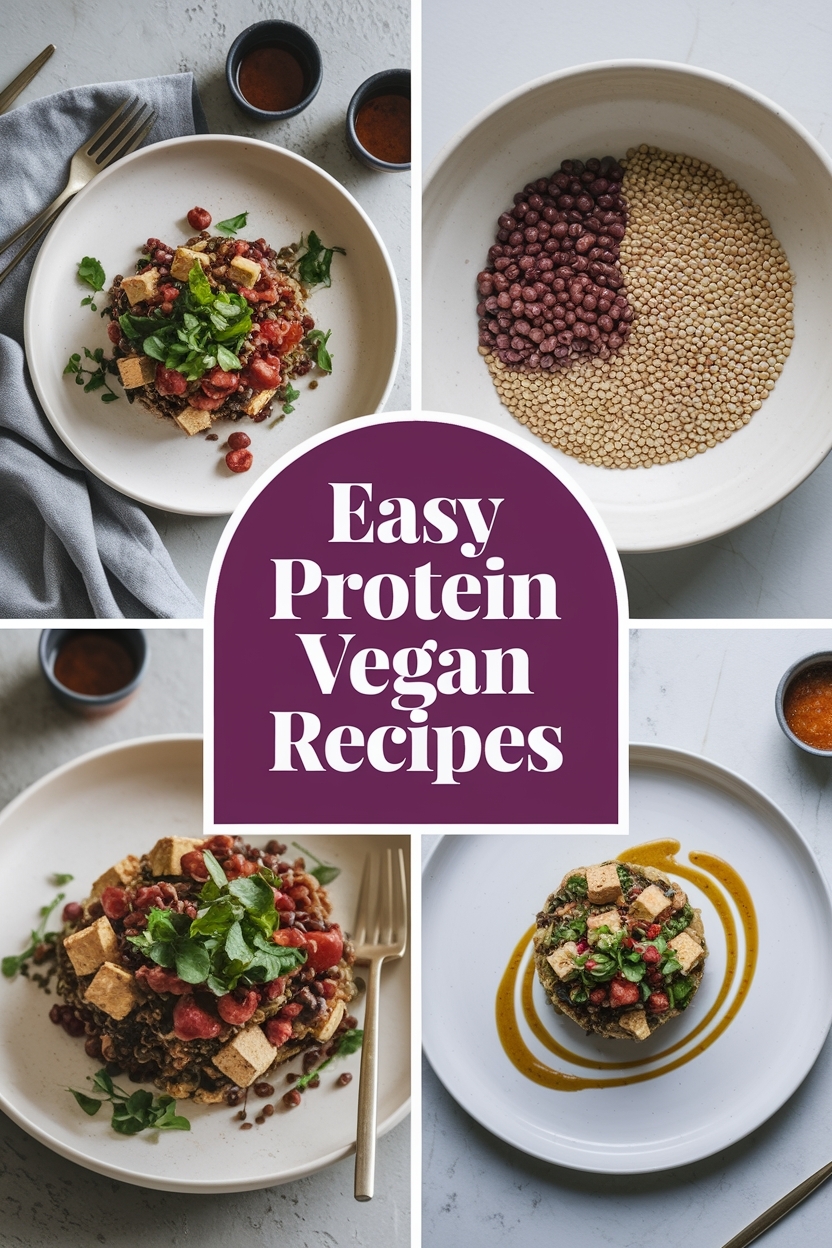 protein vegan recipes