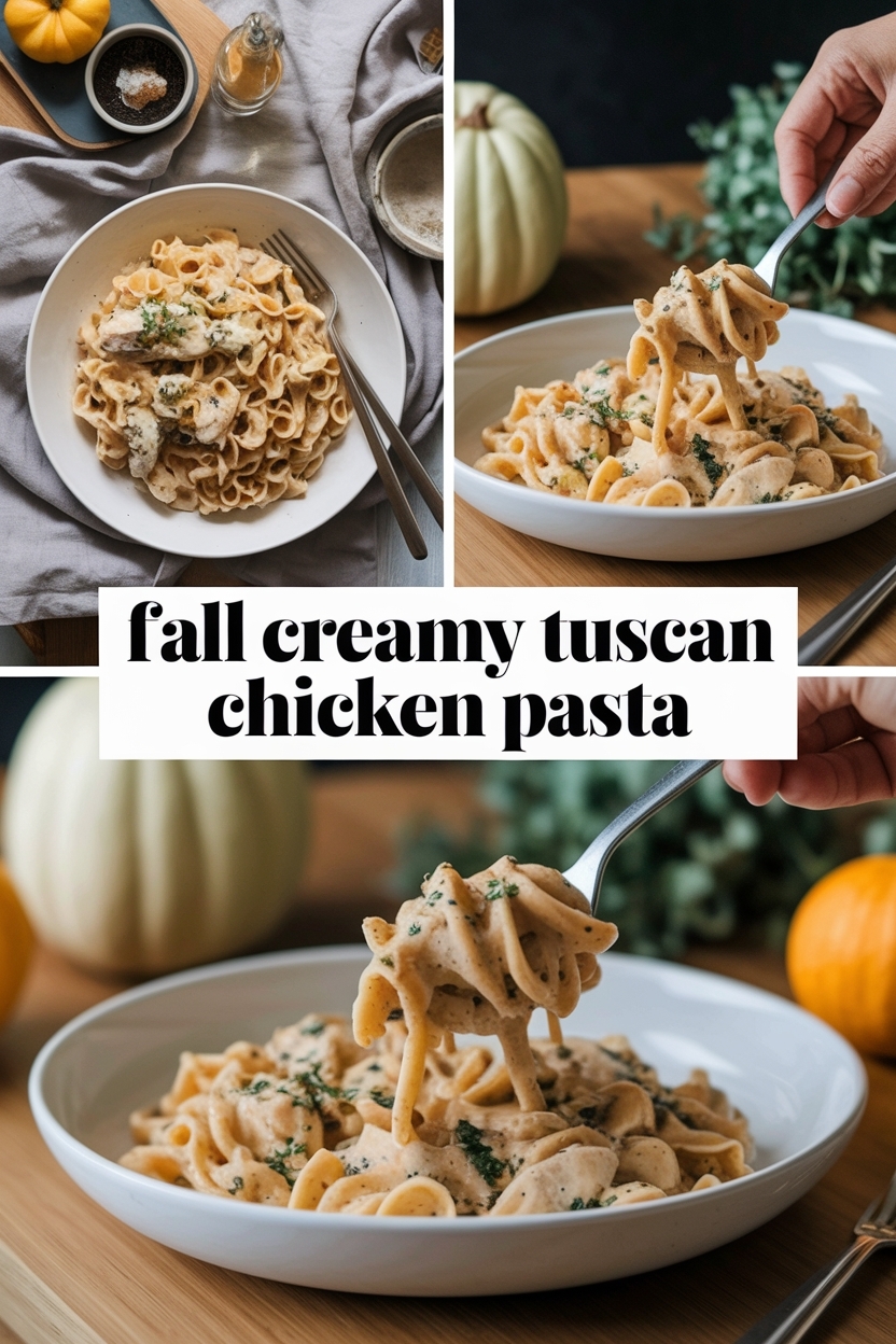 creamy tuscan chicken pasta