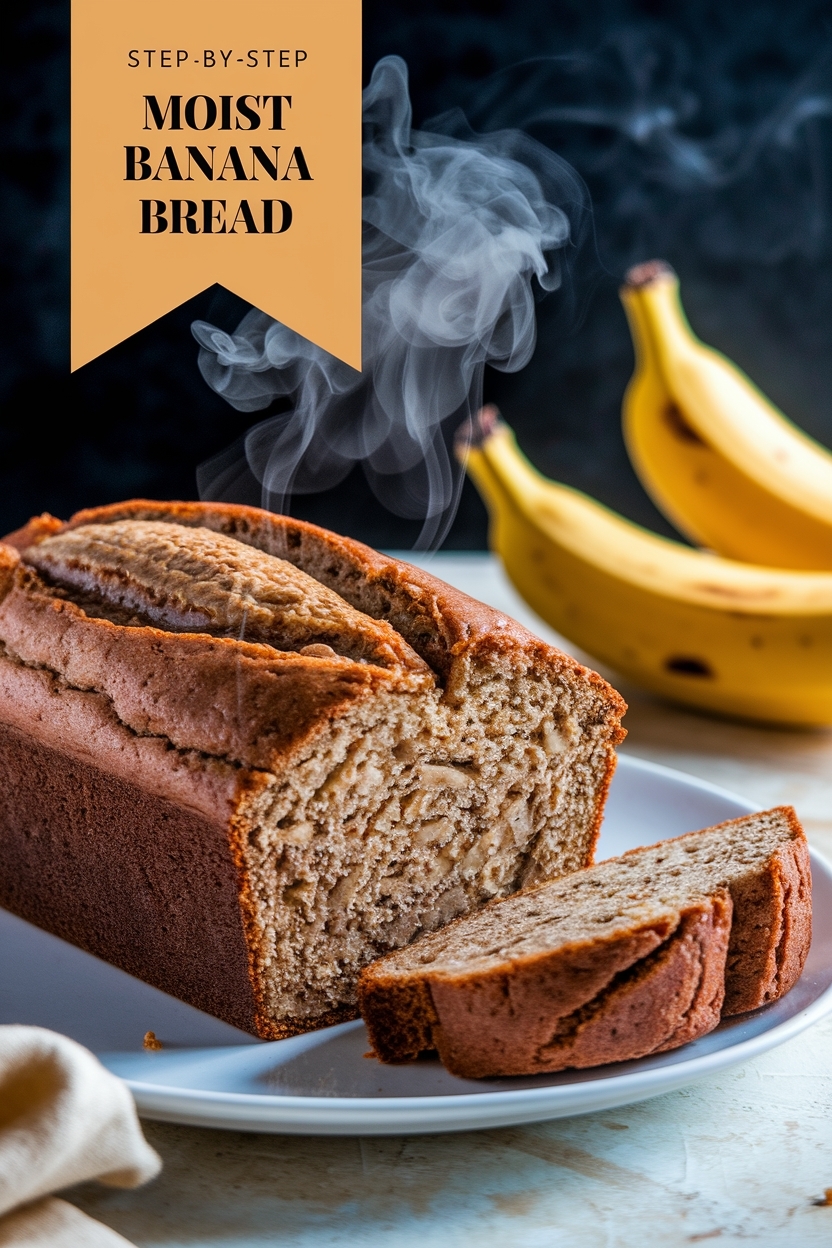 moist banana bread - Extra Photo