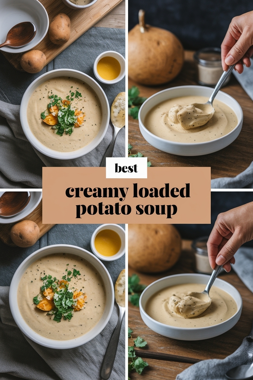creamy loaded potato soup