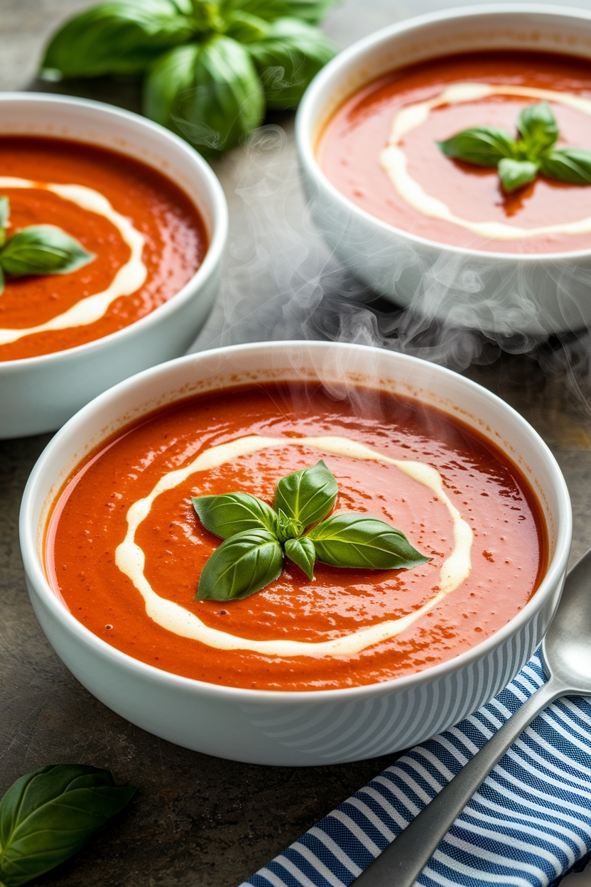 creamy tomato basil soup