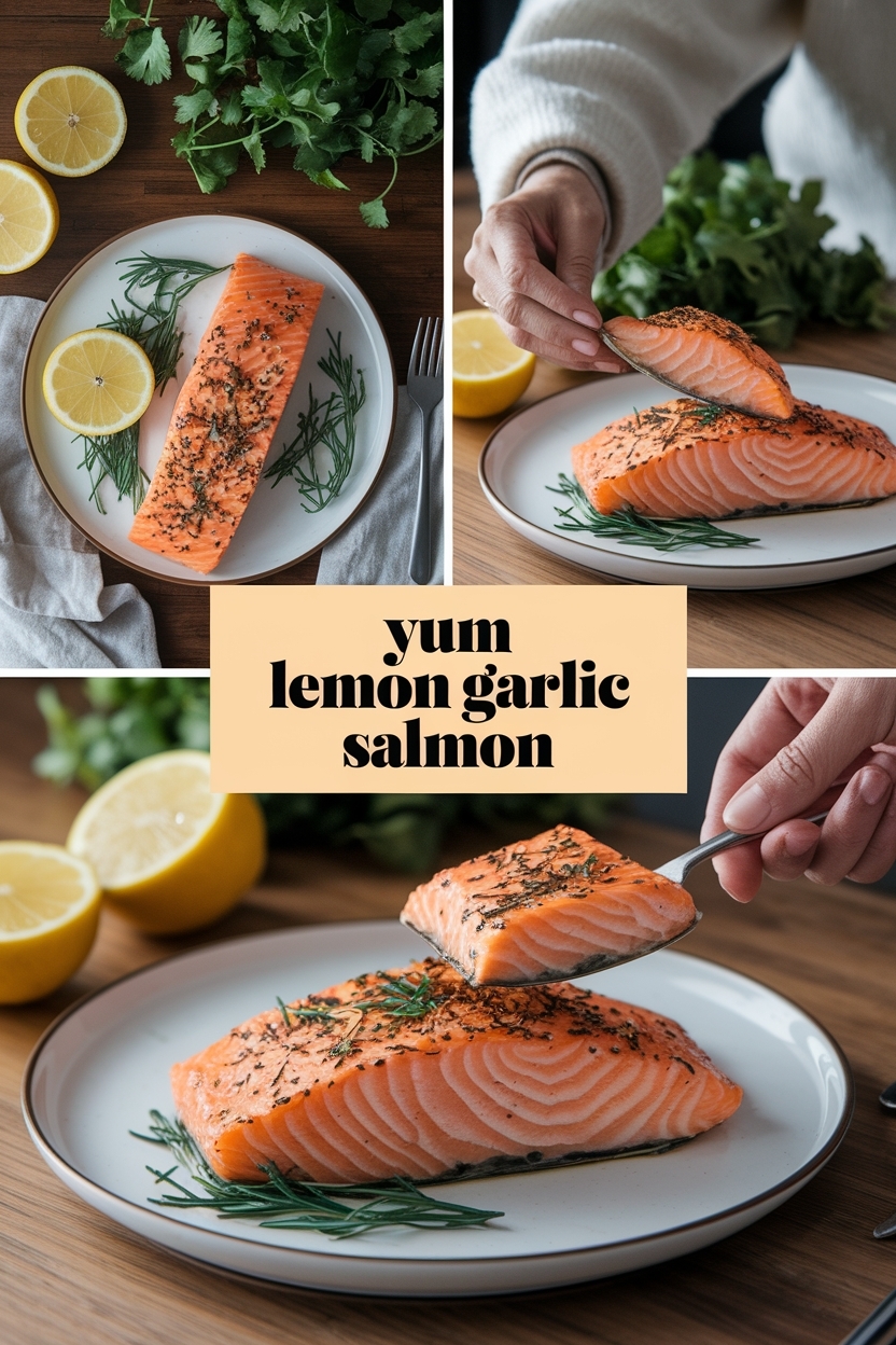lemon garlic salmon