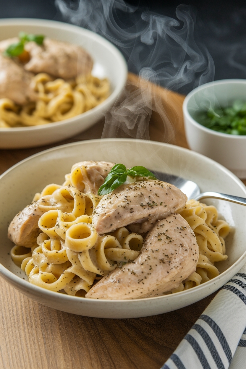 creamy tuscan chicken pasta