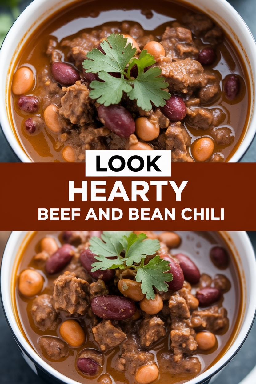 hearty beef and bean chili - Extra Photo