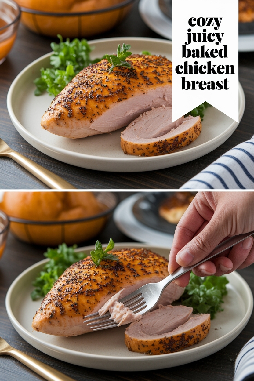 juicy baked chicken breast