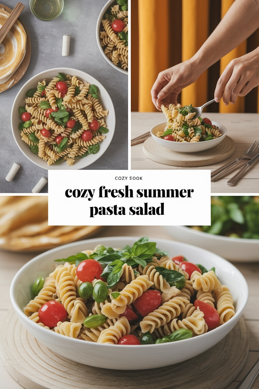 fresh summer pasta salad