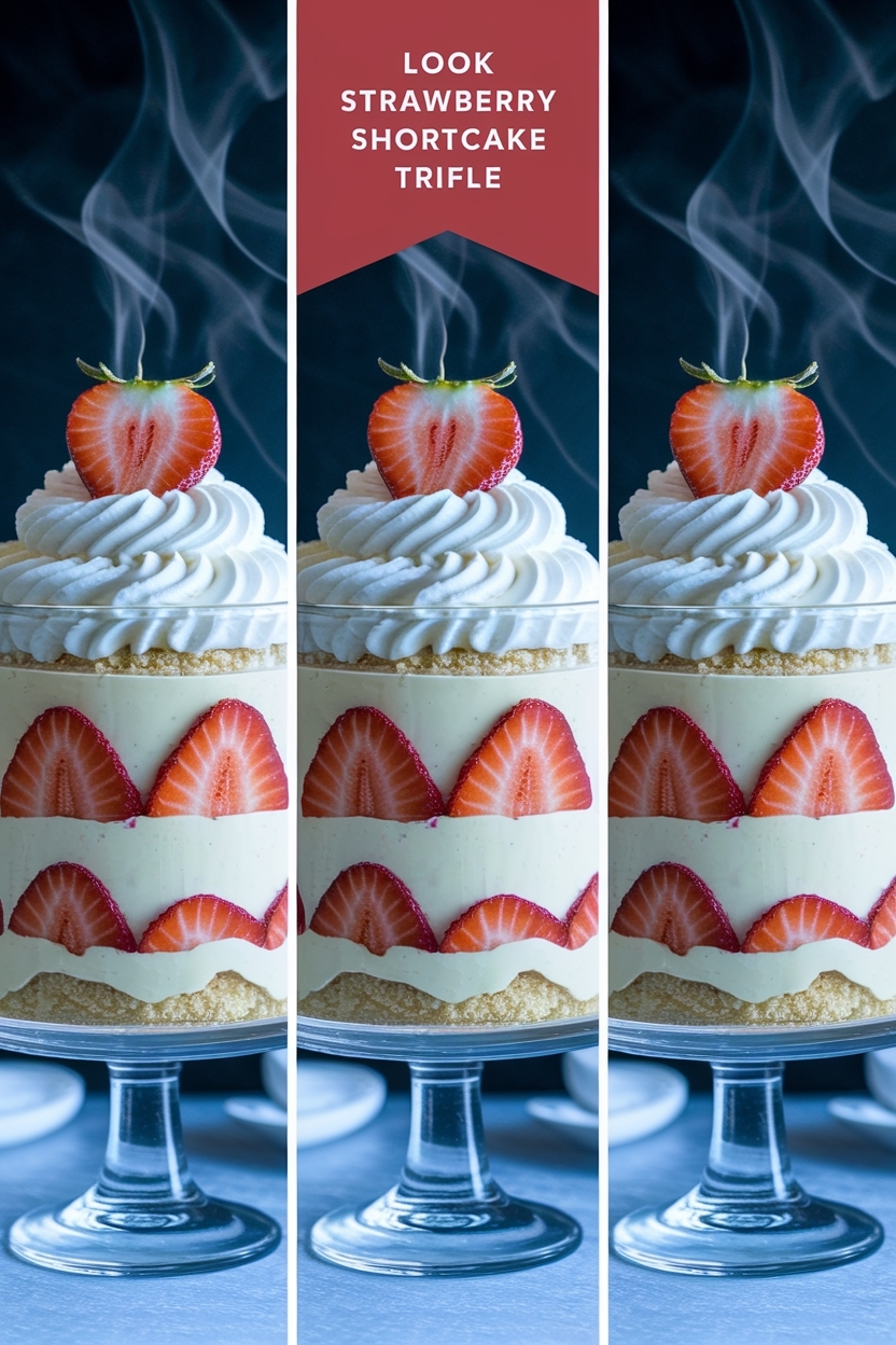 strawberry shortcake trifle - Extra Photo