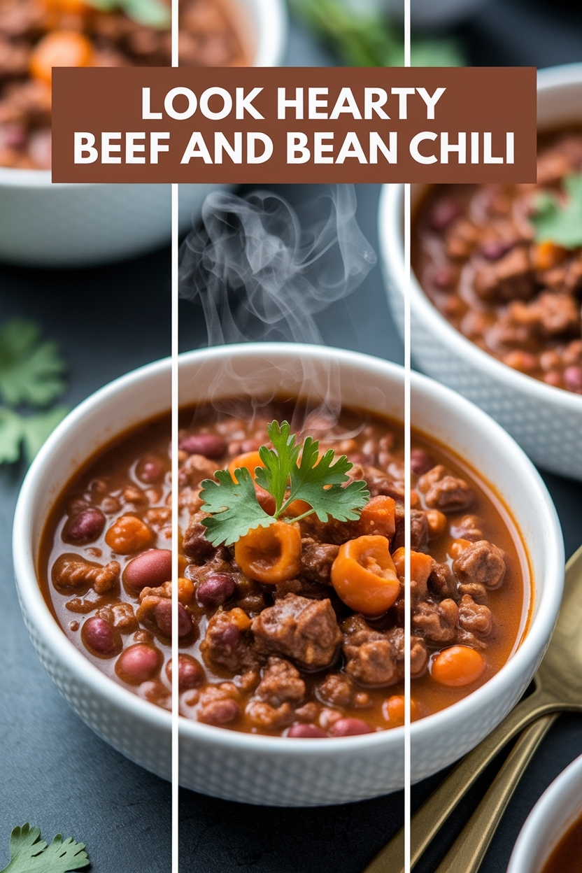 hearty beef and bean chili - Extra Photo