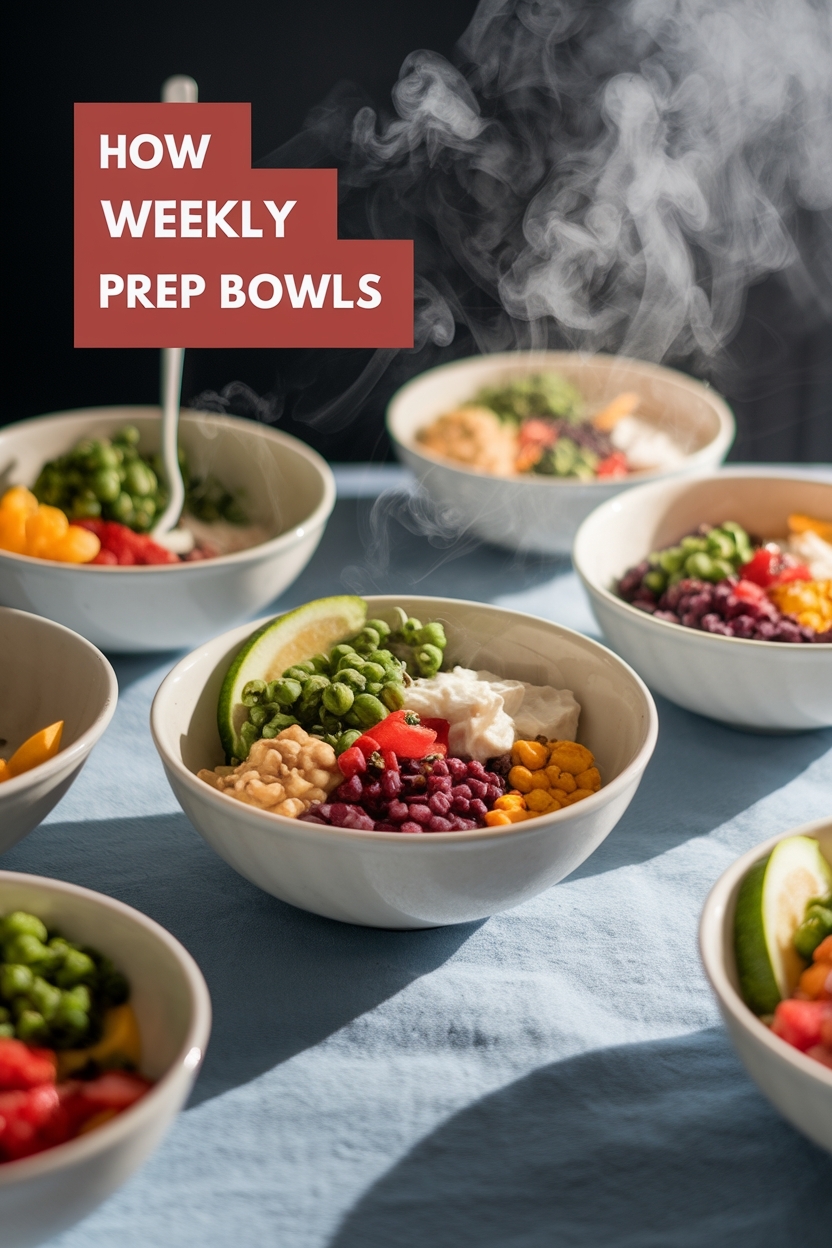 weekly meal prep bowls