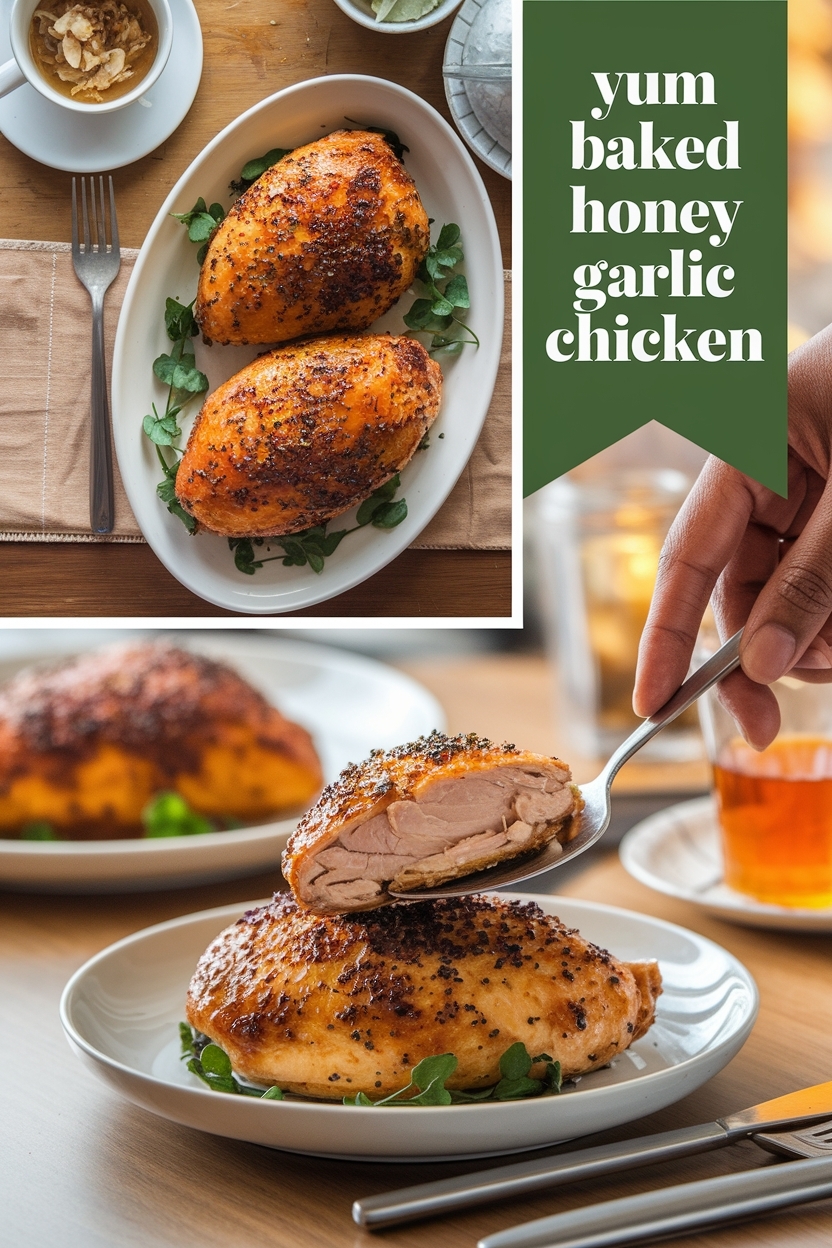 baked honey garlic chicken