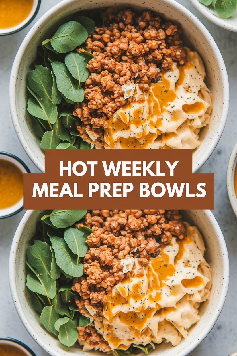 weekly meal prep bowls