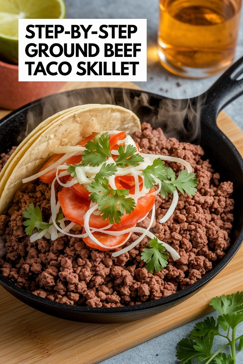 ground beef taco skillet