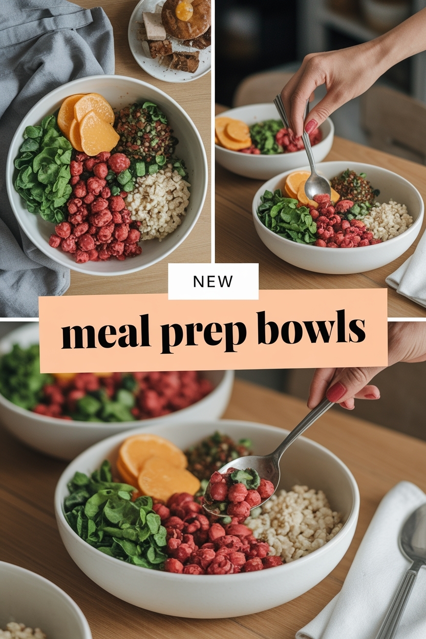 weekly meal prep bowls