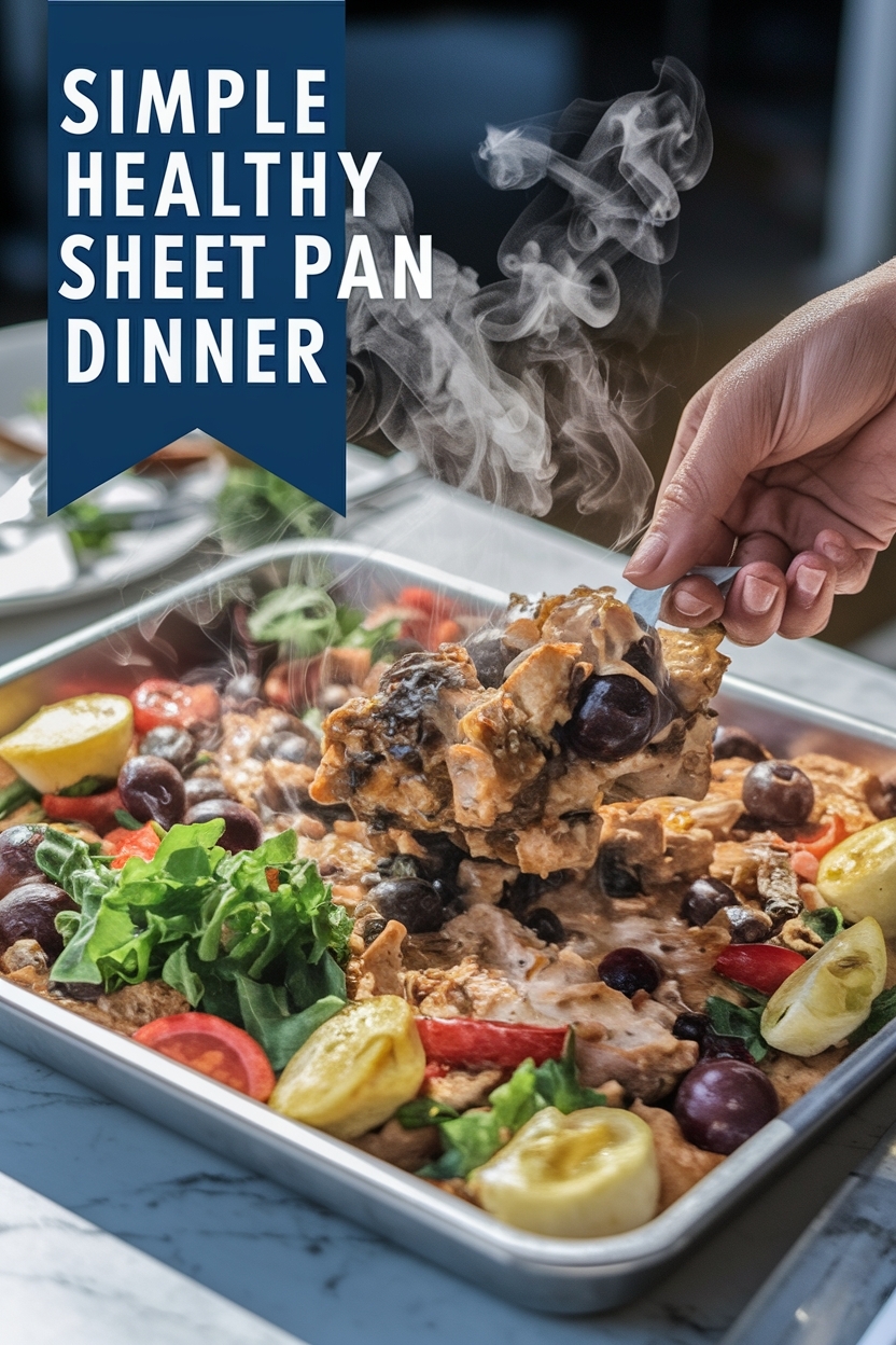 healthy sheet pan dinner