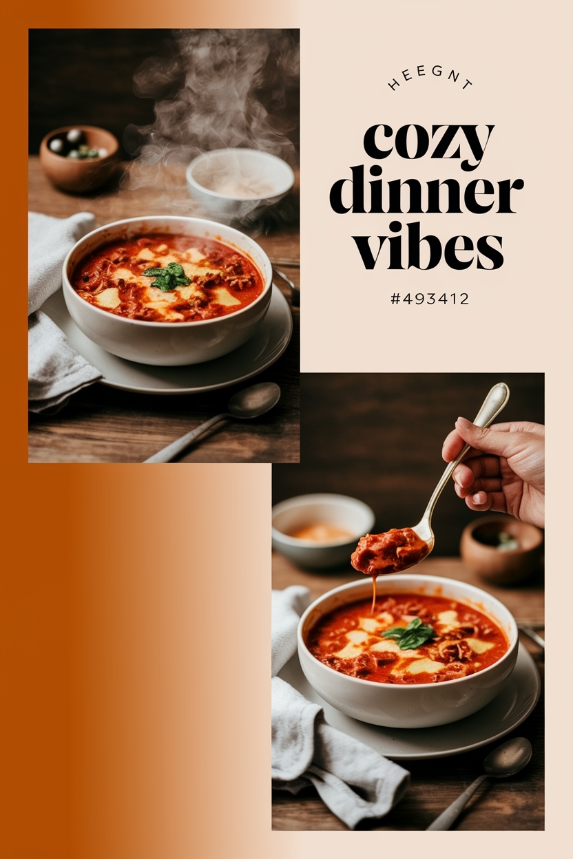 hearty italian lasagna soup