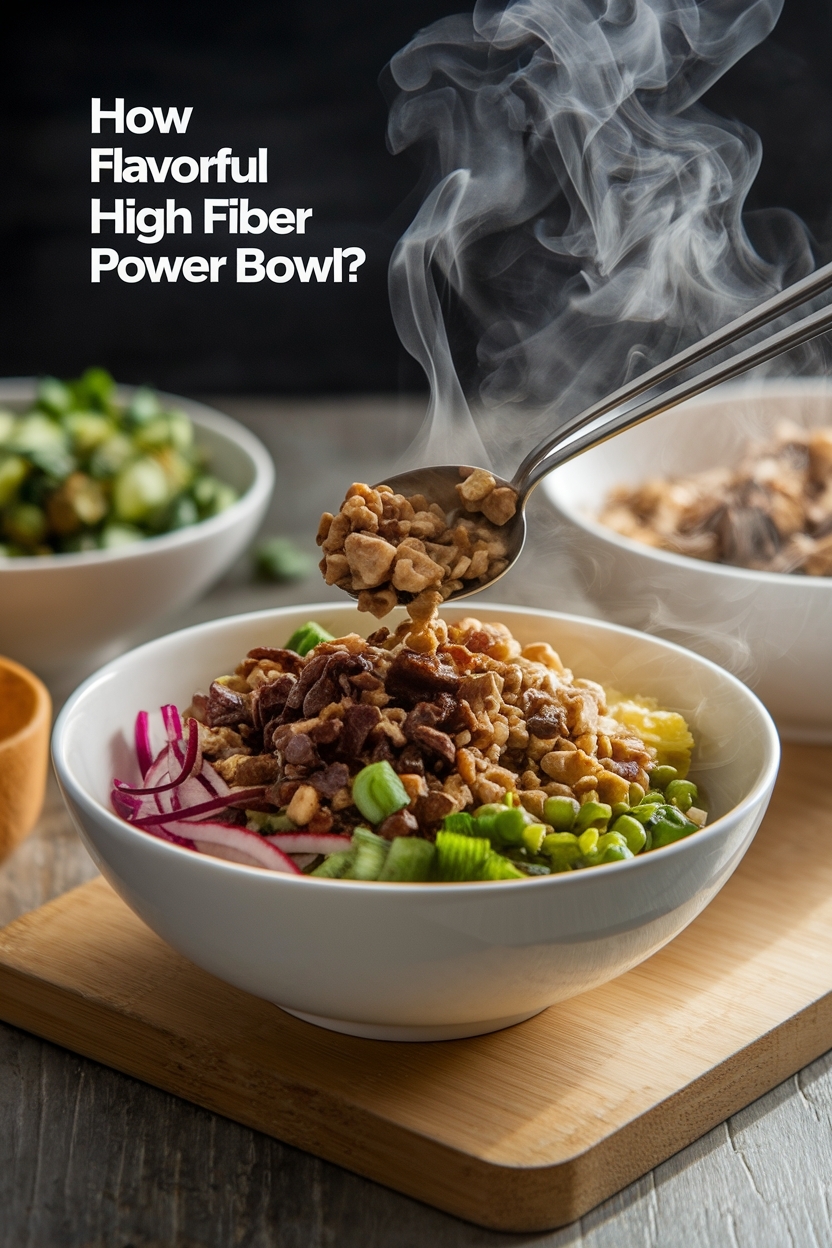 flavorful high fiber power bowl