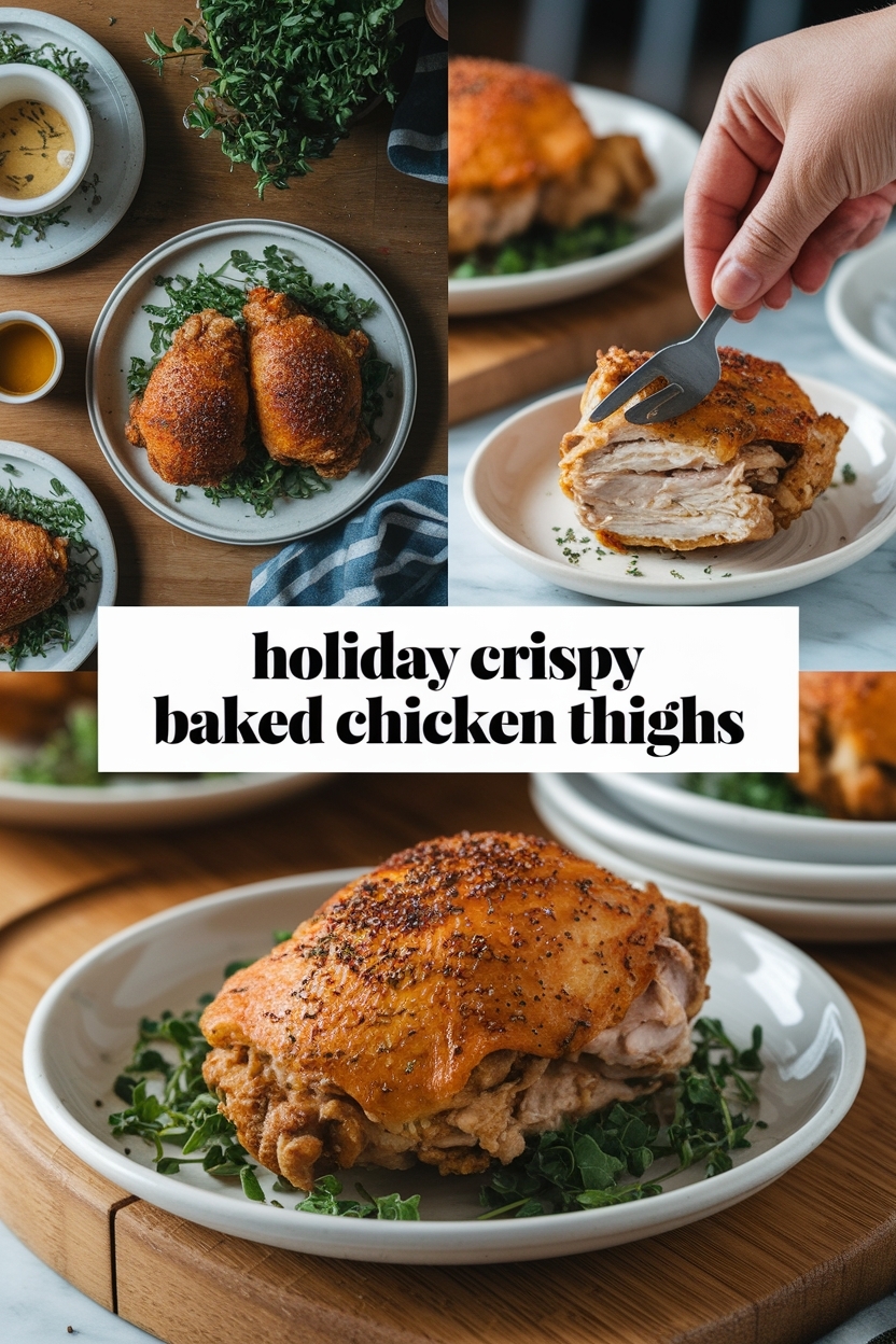 crispy baked chicken thighs