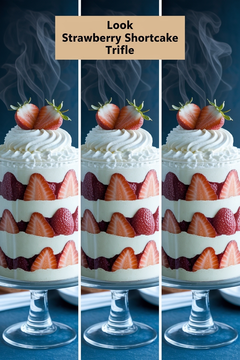strawberry shortcake trifle - Extra Photo