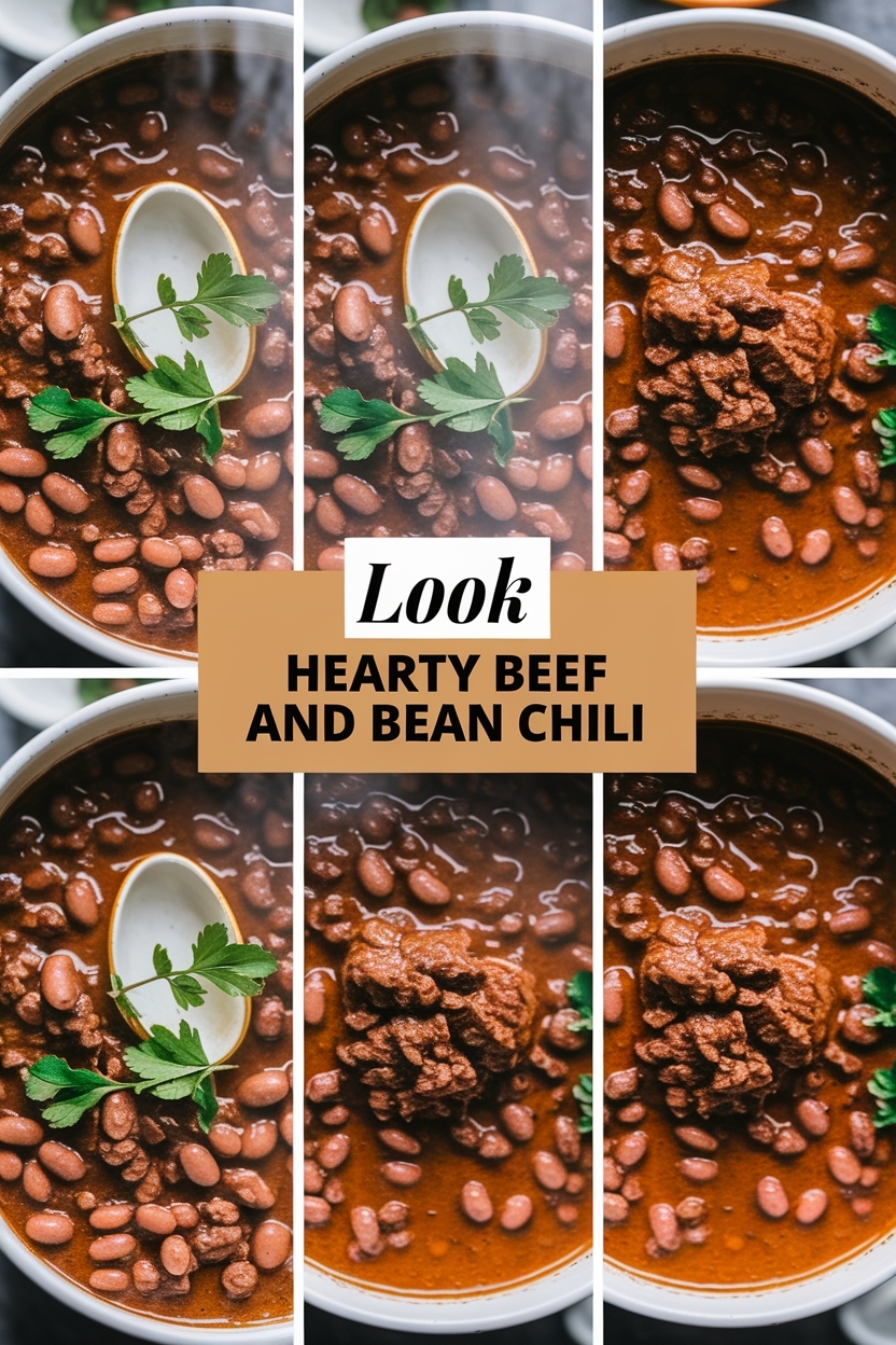 hearty beef and bean chili - Extra Photo