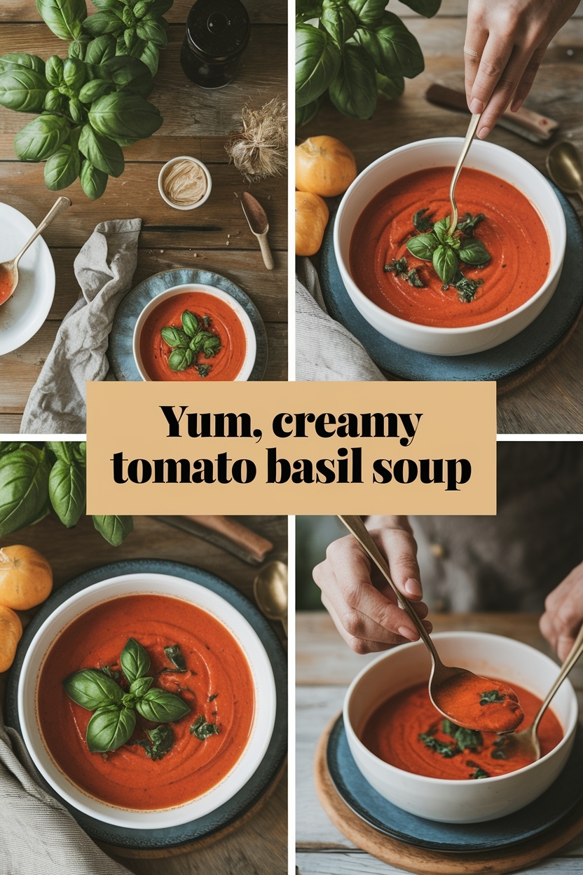 creamy tomato basil soup