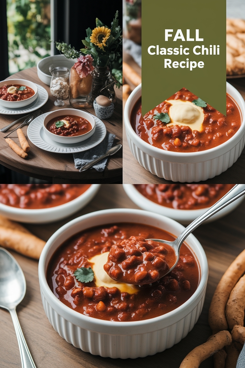 classic chili recipe