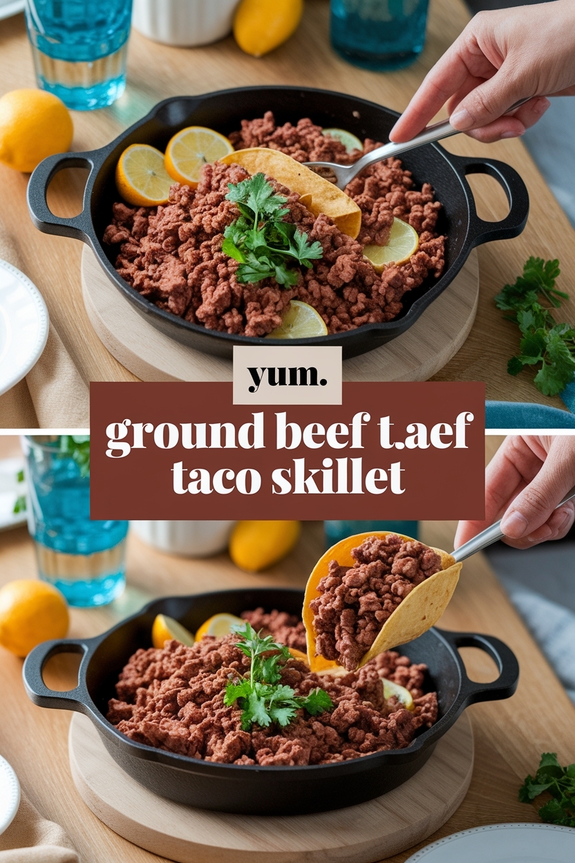 ground beef taco skillet