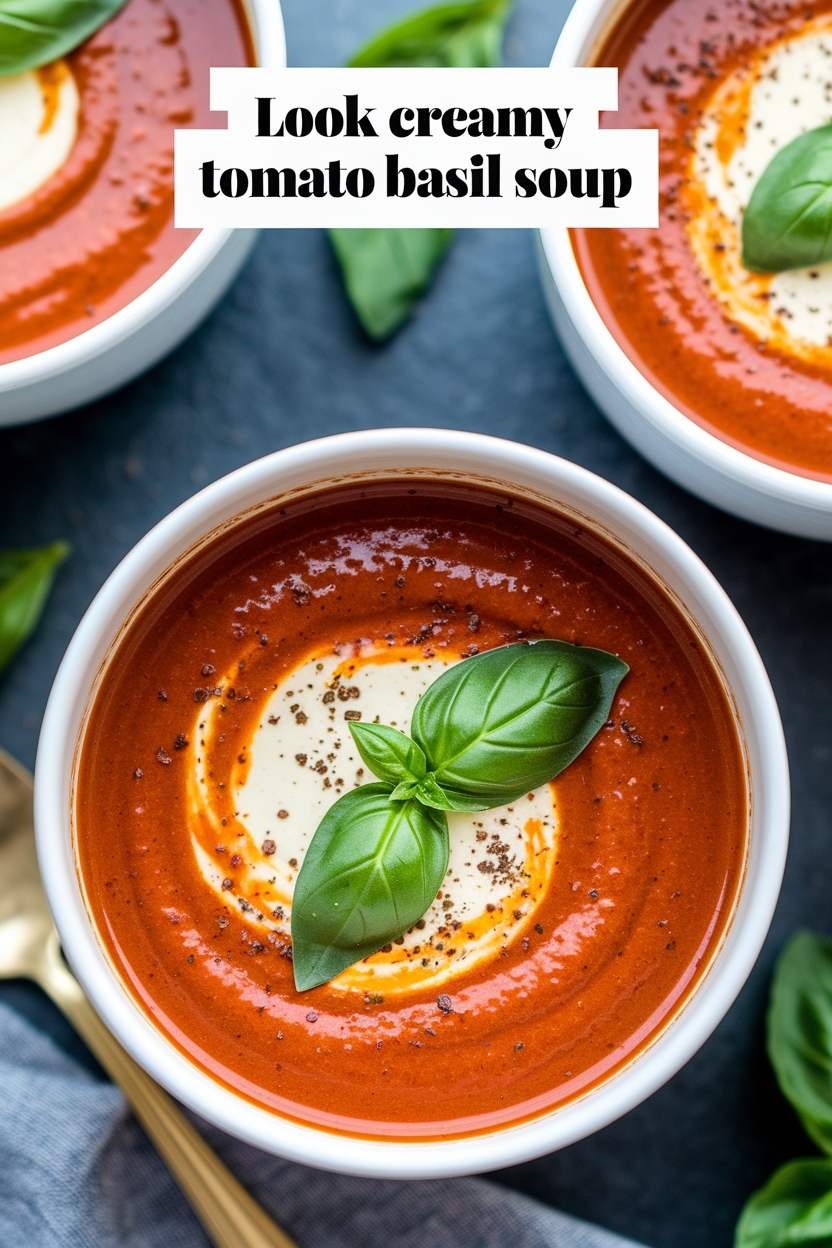 creamy tomato basil soup