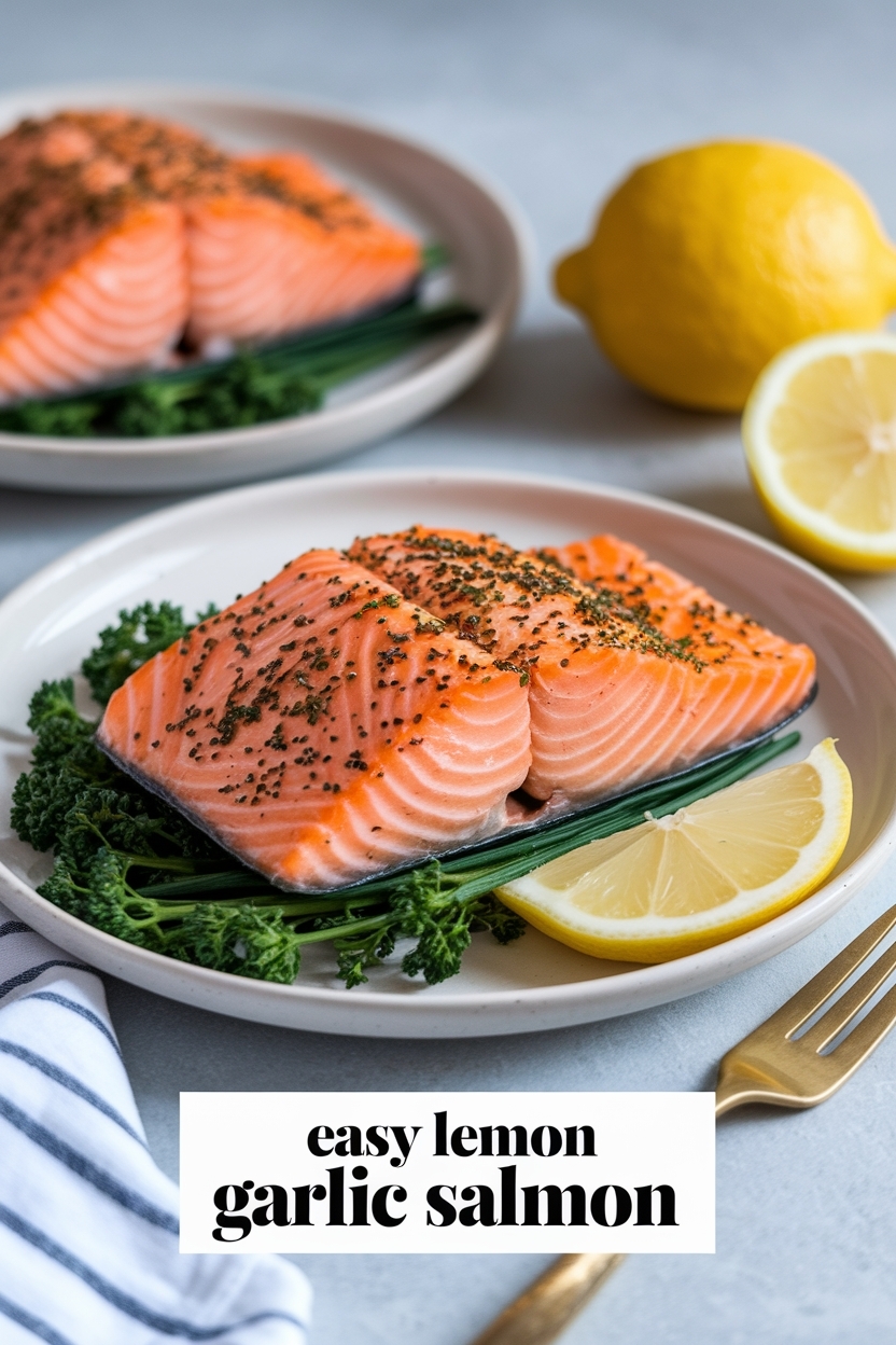lemon garlic salmon