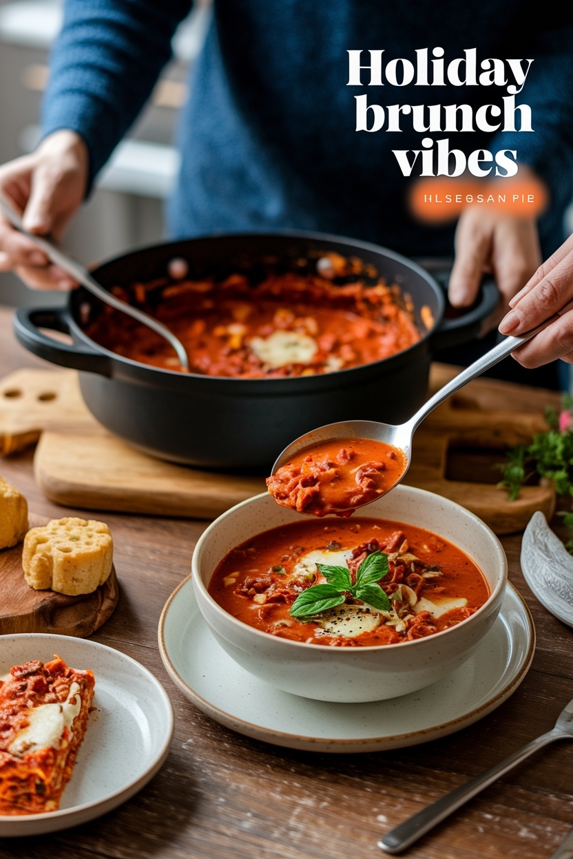 one pot lasagna soup