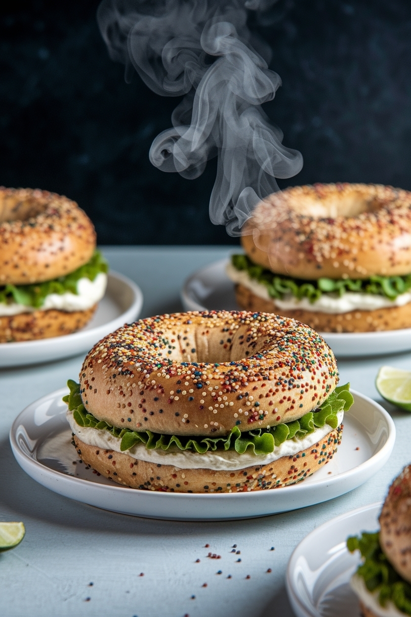 air fryer chickpeas everything bagel seasoning